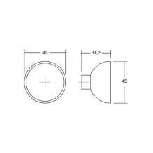Bol Fém-fa gomb fogantyú