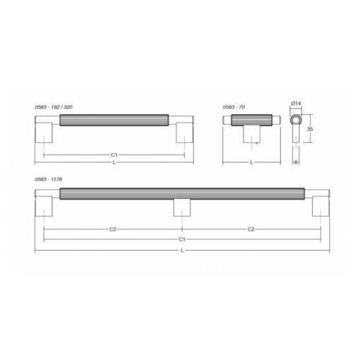 Arpa Aluminium fogantyú