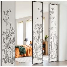 Panoramic wild flowers