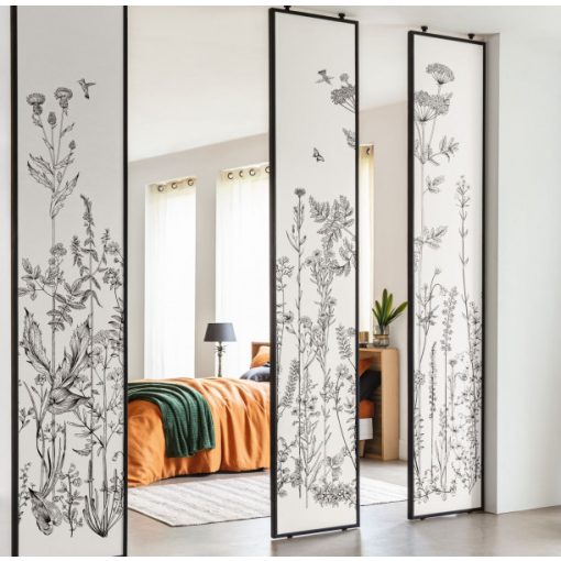 Panoramic wild flowers