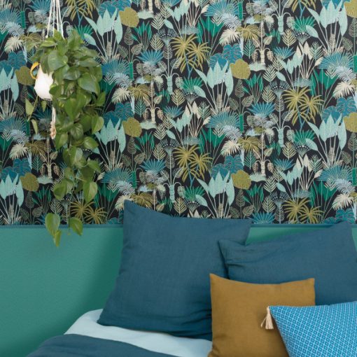 Philippines tapéta, trópusi tapéta, dzsungel tapéta, mintás tapéta