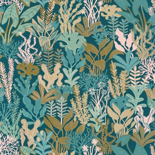 Can You Sea Me   Korall mintás tapéta gyönyörű színekben