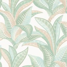 Vitamin Sea  Színes levél mintás tapéta