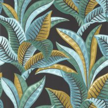 Vitamin Sea  Színes levél mintás tapéta