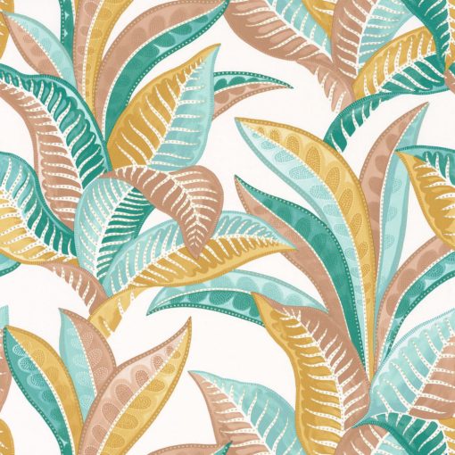 Vitamin Sea  Színes levél mintás tapéta