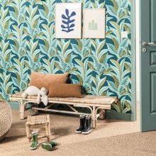 Vitamin Sea  Színes levél mintás tapéta