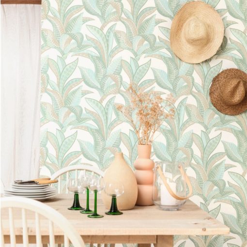 Vitamin Sea  Színes levél mintás tapéta