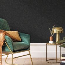 Uni gaze metal, modern tapéta, fekete tapéta, arany tapéta, tapéta hálószoba, 