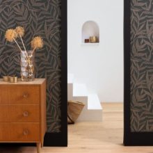 Sauvage tapéta, caselio tapéta, levélmintás tapéta, leveles tapéta, design tapéta