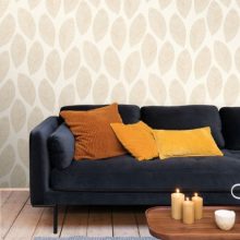 Graphic leaves tapéta, caselio tapéta, leveles tapéta, levélmintés tapéta, design tapéta
