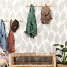 Graphic leaves tapéta, caselio tapéta, leveles tapéta, levélmintés tapéta, design tapéta