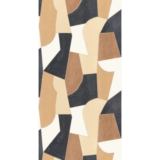 geometriai tapéta, design tapéta, fekete tapéta
