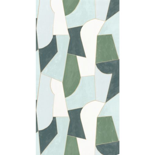 geometriai tapéta, design tapéta, zöld tapéta