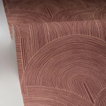 Delicacy csíkos tapéta, tapéta lineáris mintával, tapéta hálószobába