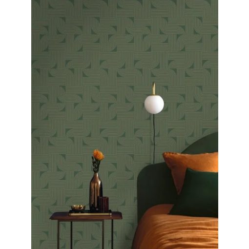 Softness geometriai mintás tapéta, csíkos tapéta, tapéta dolgozószobába