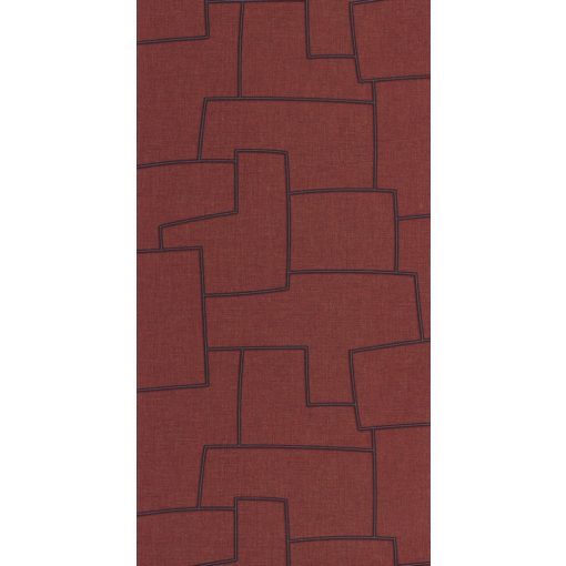 Inca geometria mintás tapéta, tapéta nappaliba