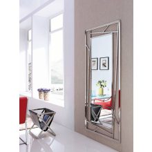 Geometrikus ezüst tükör