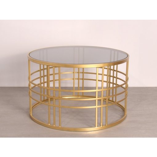 Rozsdamentes acél dohányzóasztal, lerakó asztal, kisasztal, gödöllő bútor, luxus asztal