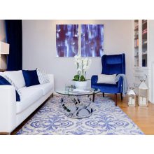 Ezüst dohányzóasztal, kisasztal, lerakó asztal, gödöllő bútor, luxus asztal