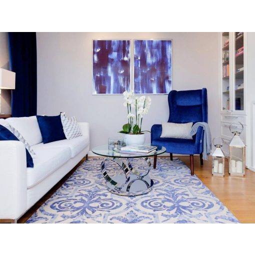 Ezüst dohányzóasztal, kisasztal, lerakó asztal, gödöllő bútor, luxus asztal