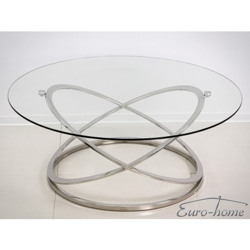 Edzett üveg dohányzóasztal, kisasztal, lerakó asztal, luxus asztal, gödöllő bútor