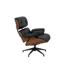 Bőr fotel Charles Eames – „Lounge Chair” replika, vintage szék, elegáns fotel, retro fotel, gödöllő 