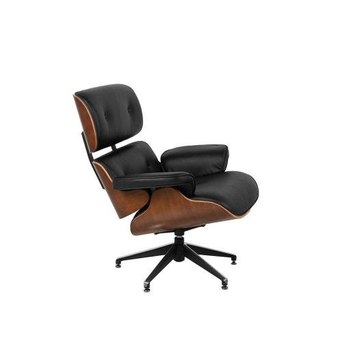 Bőr fotel Charles Eames – „Lounge Chair” replika, vintage szék, elegáns fotel, retro fotel, gödöllő 
