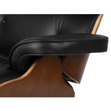 Bőr fotel Charles Eames – „Lounge Chair” replika, vintage szék, elegáns fotel, retro fotel, gödöllő 