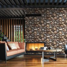 Modern Stone Design   Kavics mintás tapéta