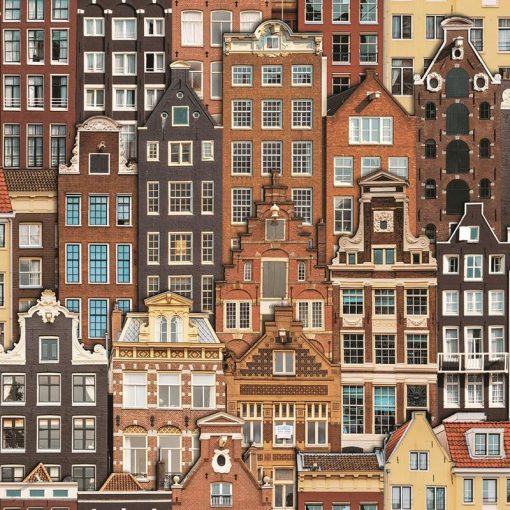 Amsterdam Houses Modern Design   Várost ábrázoló tapéta
