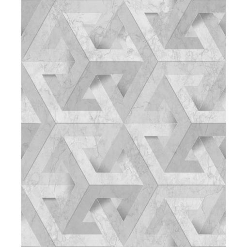 Márvány mintás geometrikus tapéta, geometriai mintás tapéta, tapéta előszobába