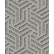 Tapéta 3D-s geometriai mintával, tapéta előszobába
