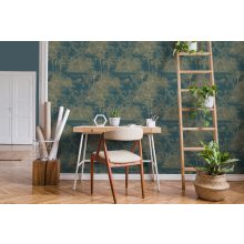 Trópusi mintás tapéta, tájképet ábrázoló tapéta, pálmafás tapéta