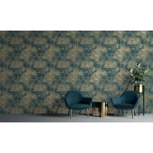 Trópusi mintás tapéta, tájképet ábrázoló tapéta, pálmafás tapéta