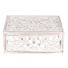 fiókos tároló, dekoráció, ceruzatartó, smink tartó, vintage doboz, vintage dekoráció