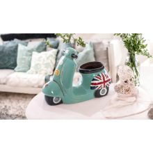 vespa, virágcserép, dekoráció