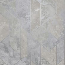 Zarci Szürke geometria mintás vlies tapéta