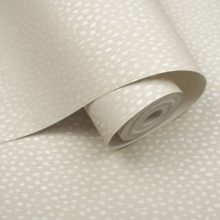 Pinto Krém színű pöttyös vinyl tapéta