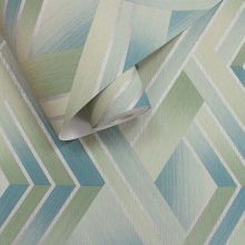 Tranquilo Geometria mitás világoskék vinyl tapéta