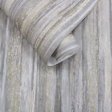 Lindora Szürke színű csíkos vinyl tapéta