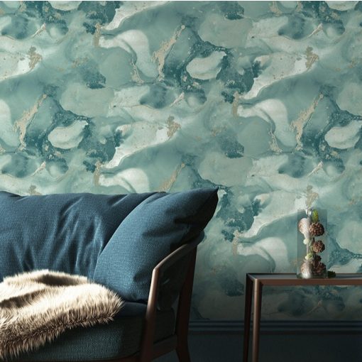 Parian Márvány mintás világoskék vinyl tapéta