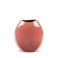 Kerámia váza lazac arany 16cm