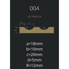 3D Falpanel MDF 004 18mm