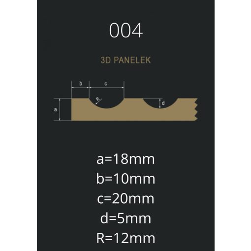 3D Falpanel MDF 004 18mm