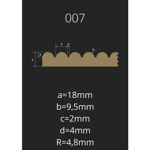 3D Falpanel MDF 007 18mm