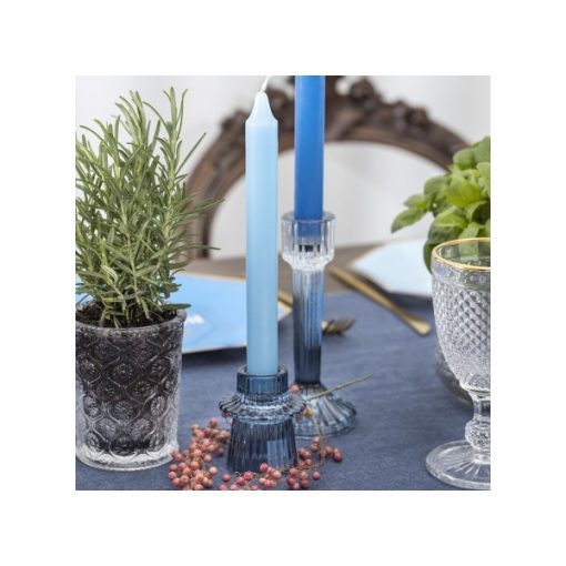 Party dekoráció, kertiparty dekor, zsúr dekoráció, gyertyatartó, üveg dekoráció, gyertya