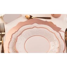 Rose gold liberty tányér szett 27cm  8db