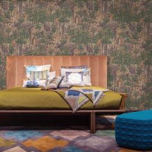 Tipaza Pálmafás mintájú vlies tapéta