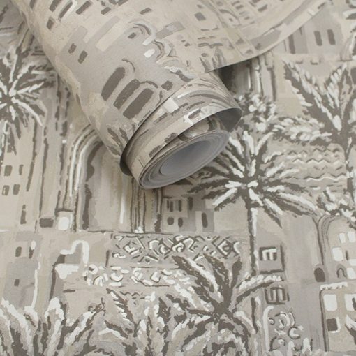 Tipaza Ősi tájkép mintás vlies tapéta