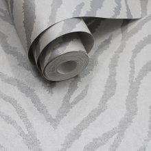 Zahara Zebra mitás szürke vlies tapéta